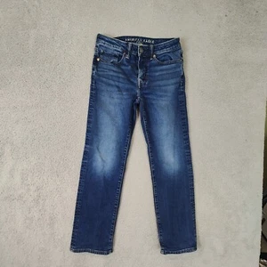 American Eagle Jeans Mens 28X30 Boot Cut Blue Straight Leg Blue Denim Pants EUC - Picture 1 of 14