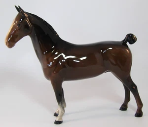 Beswick 7 3/4" Hackney Horse Brown Gloss Model 1361 c1980 Lot A Excellent - Picture 1 of 10