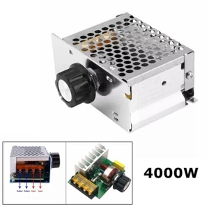 220V AC 4000W SCR Motor Speed Control Controller Variable Voltage Regulator - Picture 1 of 11