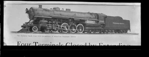 25BB057 2ª GENERACIÓN ANTIGUO NEGATIVO NORTH PACIFIC RAILLOAD 4-8-4 LOCO #2607 - Imagen 1 de 1
