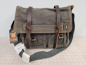 Damndog HAVERSACK Bag Rebel Gray Canvas Travel Work Retail Was $159 Sold out - Picture 1 of 10