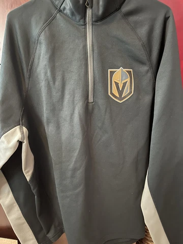 Vegas Golden Knights Quarter Zip Mens Pullover Sweater small Cover