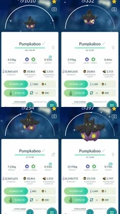 Pokemon Shiny Pumpkaboo Small Average Large Super Size - TRA'DE GO - Description - Picture 1 of 5