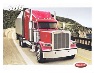 Camión Peterbilt modelo 389 2012 ""2da edición"" Mid-America Show tarjeta de información promocional - Imagen 1 de 1