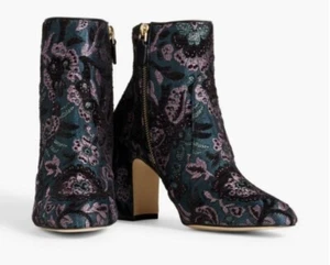 Stuart Weitzman Nell 85 Jacquard Ankle Boots Size 6 Womens booties - Picture 1 of 17