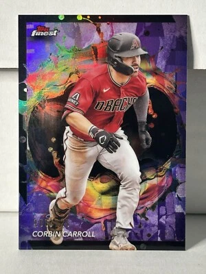 2024 Topps Finest Corbin Carroll Rare Purple /125 #280 - Image 1 of 2