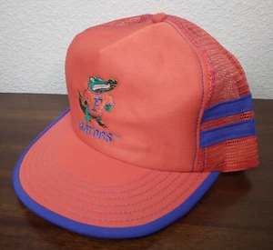 Vintage Florida Gators Snapback Trucker Hat Mesh 2 stripe NCAA - Bild 1 von 6