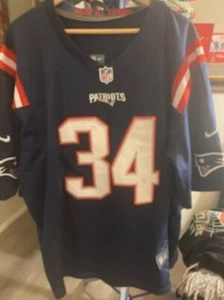 Nike New England Patriots Rex Burkhead 34 Blue Jersey XXL - Picture 1 of 10
