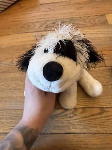 Ganz Webkinz Black & White Cheeky Dog Plush Toy 8" - Picture 1 of 2