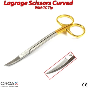 Surgical TC La Grane Scissor Suture Tissue Cutting Dental Veterinary Instruments - Picture 1 of 3