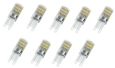 9x OSRAM LED STAR PIN 20 G9 1,9W=20W warmweiß 200lm EEK:F (Spektrum A-G) - Bild 1 von 4