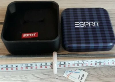 Esprit Damen Ring Größe 56 Ring Damenring Edelstahl Ring mit Schmuckbox Flieder  - Bild 1 von 4