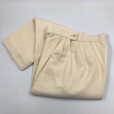 Vintage Pendleton Petite Virgin Wool Pleated Dress Pants Size 4 Made in USA - Imagem 1 de 4