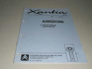 Manual de Taller Citroen Xantia Pretensor 06/1996 - Imagen 1 de 1