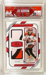 2020 Joe Burrow Panini National Treasures Purple RC - HGA 9.5 Gem Mint... #24/50 - Bild 1 von 2