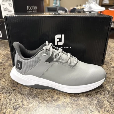 NEW FOORJOY PROLITE MENS GOLF SHOES SIZE 8.5 M GRAY. WATERPROOF. NIB - Image 1 of 3