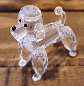 Swarovski Crystal: Standing Poodle (A 7619 NR 000 003) No Box/COA - Picture 1 of 7