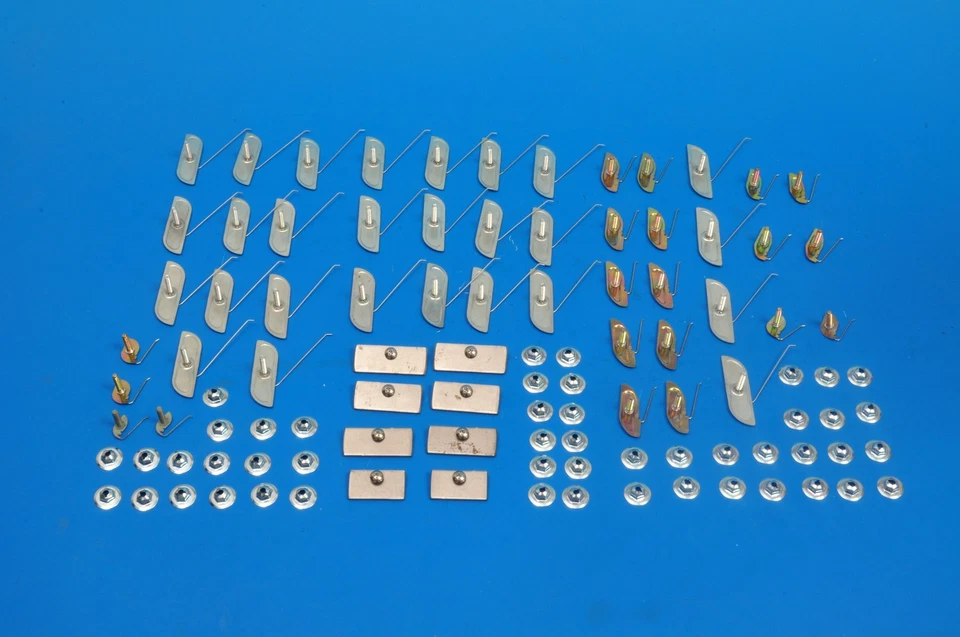 Juego completo de clips de moldura lateral 59 Chevy BelAir, Chevrolet 1959 de 4 puertas NUEVO Foto 1 de 1