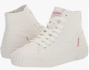 Skechers Women's Street Trax Hi Tread Highly Sneaker, White, 8M NEW - Picture 1 of 8