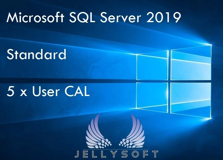 SQL Server 2019 Standard USER CAL ✔ 5 Nutzer / User CAL ✔ TOP  ✔ - Bild 1 von 1