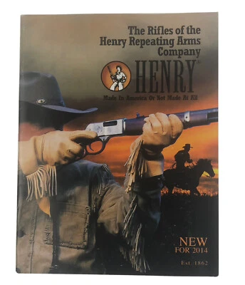 Original 2014 Henry Rifles Repeating Arms illustrated Firearms Catalog - Factory - Image 1 of 4