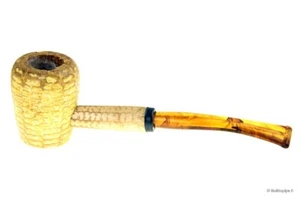 Legend Bent Corn Cob little pipe with acrylic mouthpiece - Bild 1 von 2