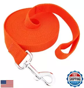 SALO Nylon Training Dog Leash for Small Medium Large Dogs, 1 Inch Wide, 20ft - Picture 1 of 5