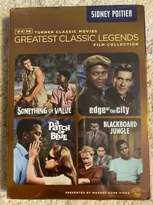 TCM: Sidney Poitier DVD (edge of the city/ patch of blue/ something of value)A2 - Picture 1 of 2