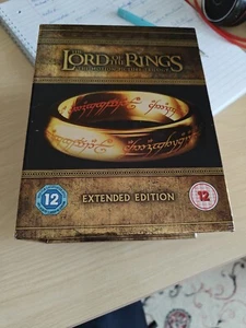 BLU-RAY THE LORD OF THE RINGS All 3 Films Extended Edition 15 Discs Box Bargain - Picture 1 of 6