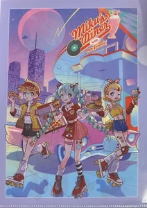 Vocaloid Hatsune Miku Soft Plastic File Folders A4 Paper Storage Stationery ④ - Picture 1 of 3