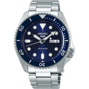 Reloj automático deportivo Seiko 5 esfera azul acero inoxidable reloj para hombre SRPD51K1 - Imagen 1 de 6
