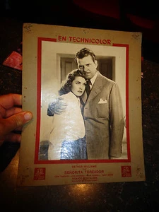 Ancienne Photo "En Technicolor" Esther Williams dans Senorita Toreador M.G.M - Imagen 1 de 1