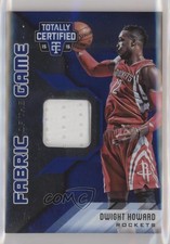 2015-16 Totally Certified Fabric of the Game Materials Blue /49 Dwight Howard