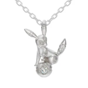 Pokemon Umbreon Monster ball Necklace Silver Pendant U-treasure Japan New - Picture 1 of 4