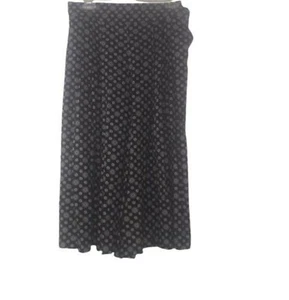 Vintage 80's Leslie Fay Geo Print Culotte Midi Skirt Womens Size 12 NWT - Picture 1 of 4