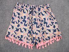 Simply Southern Shorts Womens Small Pink Blue Beach Outdoors Lightweight 26x15