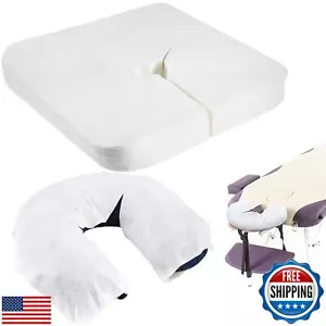 100 Pieces Disposable Face Cradle Covers Massage Headrest Covers for Massage - Picture 1 of 5