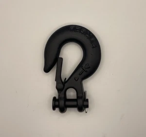 1/4" Winch Hook Black G70 Safety Clevis Hook for ATV UTV Side by Side SXS - Bild 1 von 2