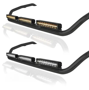 Roof Light Bar + LED Bars x3 For Mercedes Actros MP5 2019+ Stream Space - BLACK - Picture 1 of 9