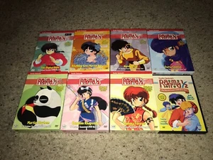 Ranma 1/2: The Complete Series 1 2 3 4 5 6 7 + Movie 1 and 2 (DVD, 36-Disc Set) - Imagen 1 de 4