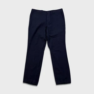 Pantalones de vestir Hugo Boss AG Dielstrasse para hombre 33x28 azules pantalones extra ajustados - Imagen 1 de 10