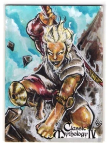 2023 Perna Classic Mythology IV Edward Santia 1/1 Sketch Card MONKEY KING - Picture 1 of 1