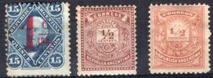 ARGENTINA, YV # 49 - 54 - 57, MH - Picture 1 of 1