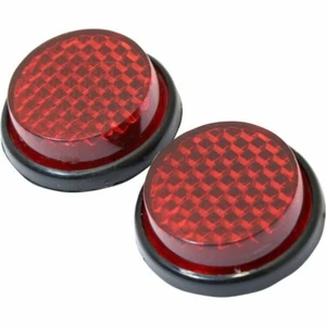 MOTO MOTO SCOOTER COCHE REMOLQUE PALO EN MATRÍCULA REFLECTOR x2 20MM - Imagen 1 de 1
