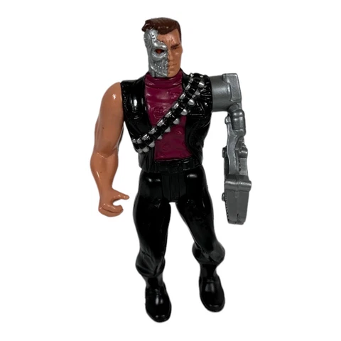 Terminator 2 T2 T800 Power Arm Action Figure 1991 Kenner Arnold Cover