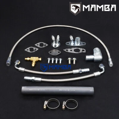 Turbo Oil Water Line Kit For Toyota Land Cruiser 80 Series 4.2L 1HZ Diesel  CT26 - Image 1 of 4