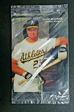 Mark McGwire 1990 Mother's Cookies Card #2 of 4 *NEW IN WRAPPER* 