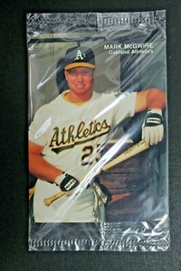 Mark McGwire 1990 Mother's Cookies Card #2 of 4 *NEW IN WRAPPER* 
