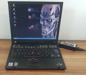 IBM ThinkPad T43 Intel Pentium 1,86GHz 1GB/60GB ATi Radeon X300 Wlan LPT WinXP - Bild 1 von 9