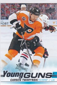 💥   2019-20 Upper Deck #214 Carsen Twarynski YG RC 💥
